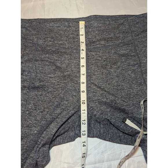 J. Jill Women's Size Large charcoal Gray Fit Marl Leggings Capris Side Zip Pocke - Picture 11 of 14